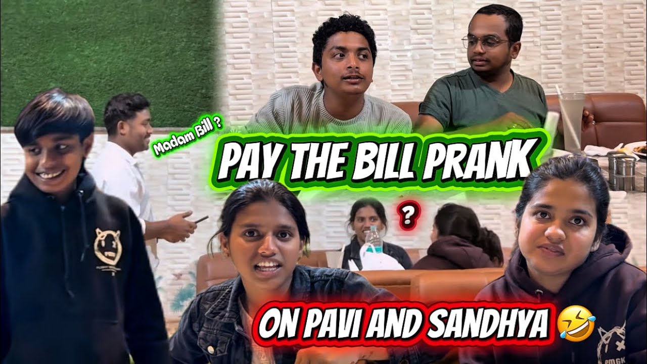 Bill pay prank on Pavi and Sandhya 😆