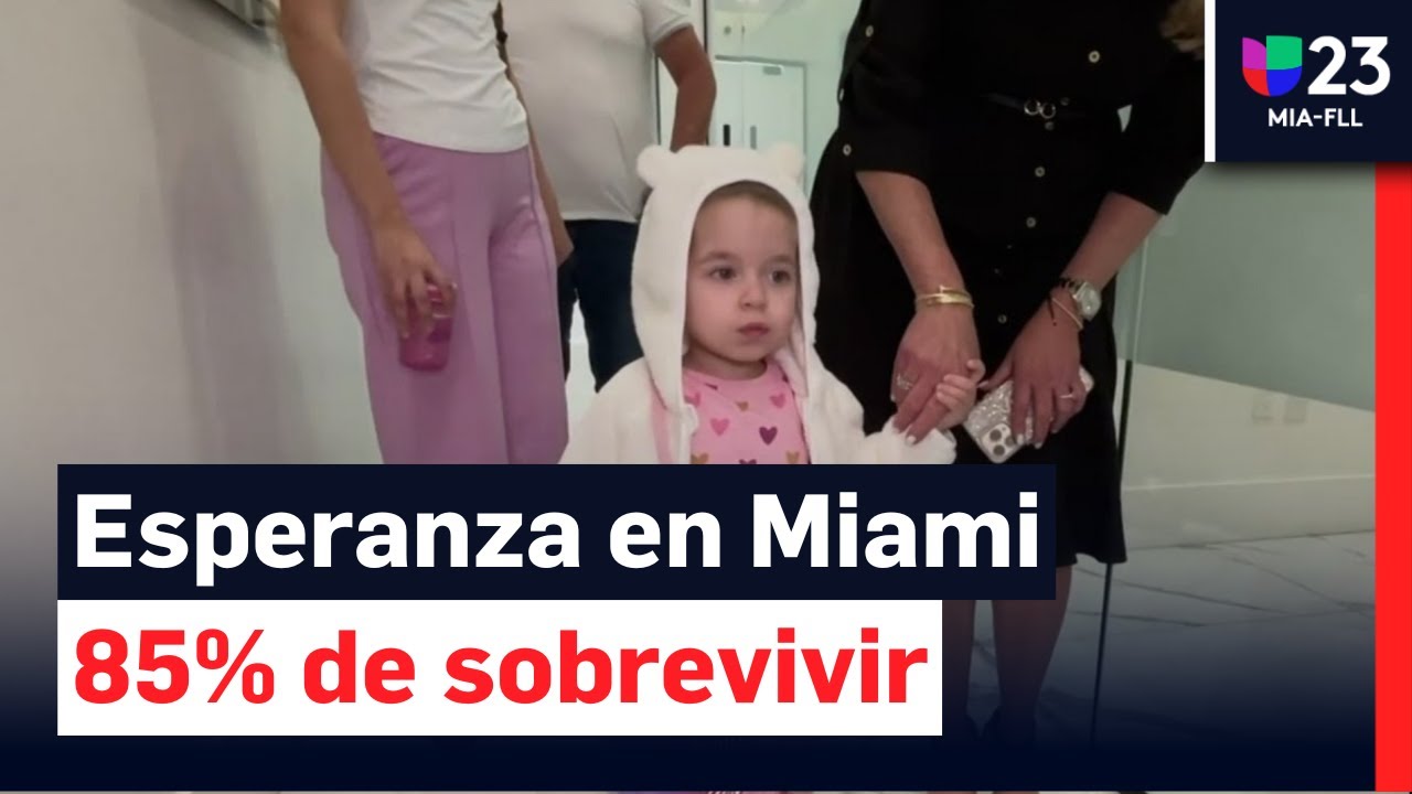 Niña cubana con cáncer recibe esperanza en Miami