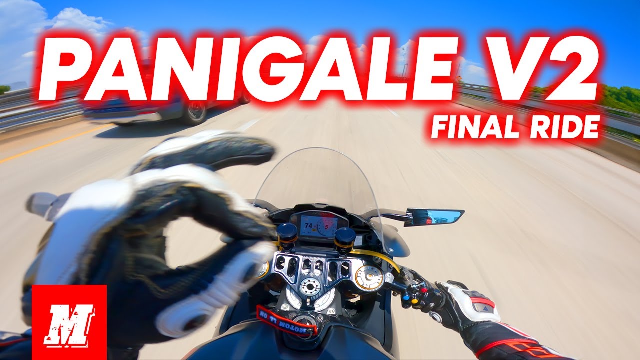 Motomillion Panigale V2: ПЕРВАЯ поездка после первой фазы обновлений!