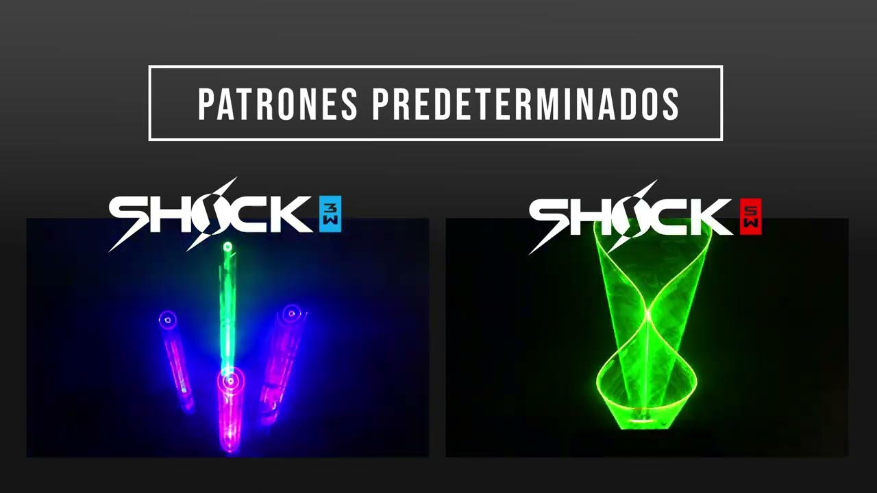 LASERS SHOCK 3W Y 5W