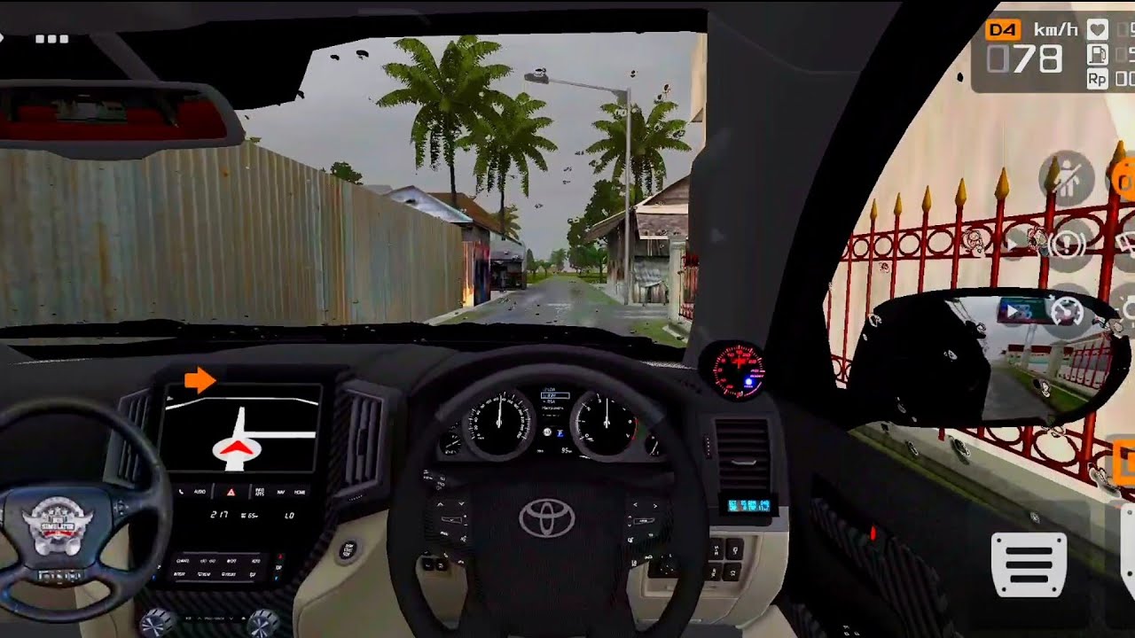 Most Realistic Toyota Land Cruiser Mod for BUSSID - Interior & Gameplay