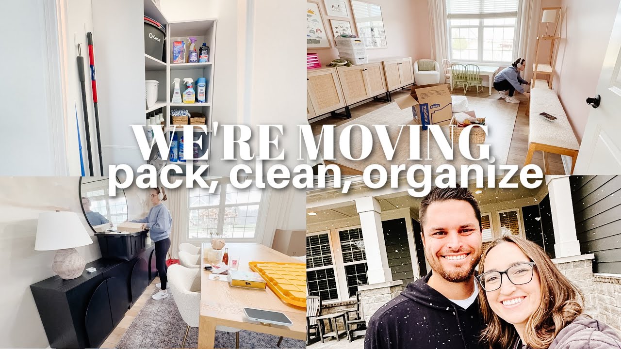 WE'RE MOVING | CLEAN, ORGANIZE AND PACK WITH ME ft. Lowes