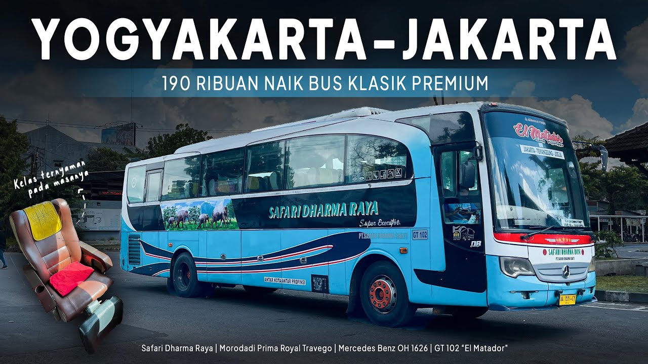 PERJALANAN NYAMAN NAIK BUS KLASIK INI 👌🏼 | Trip Report Bus Safari Dharma Raya
