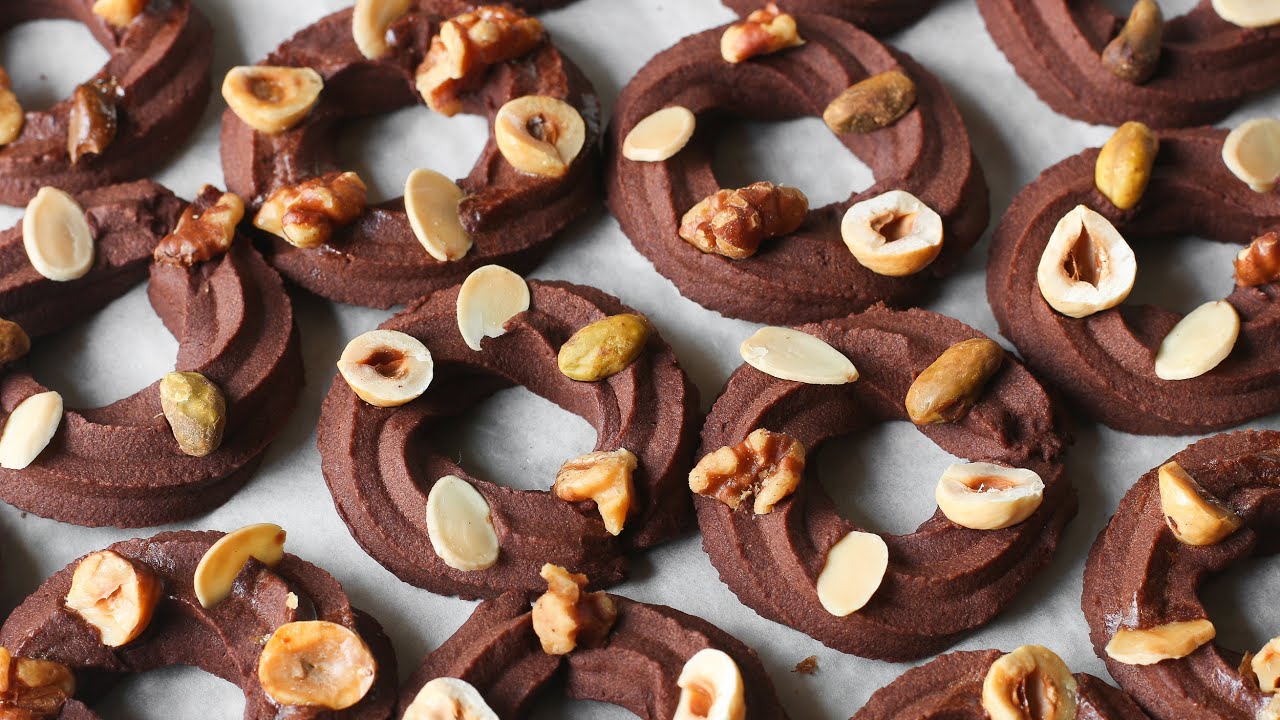 Chocolate Spritz Cookies Recipe
