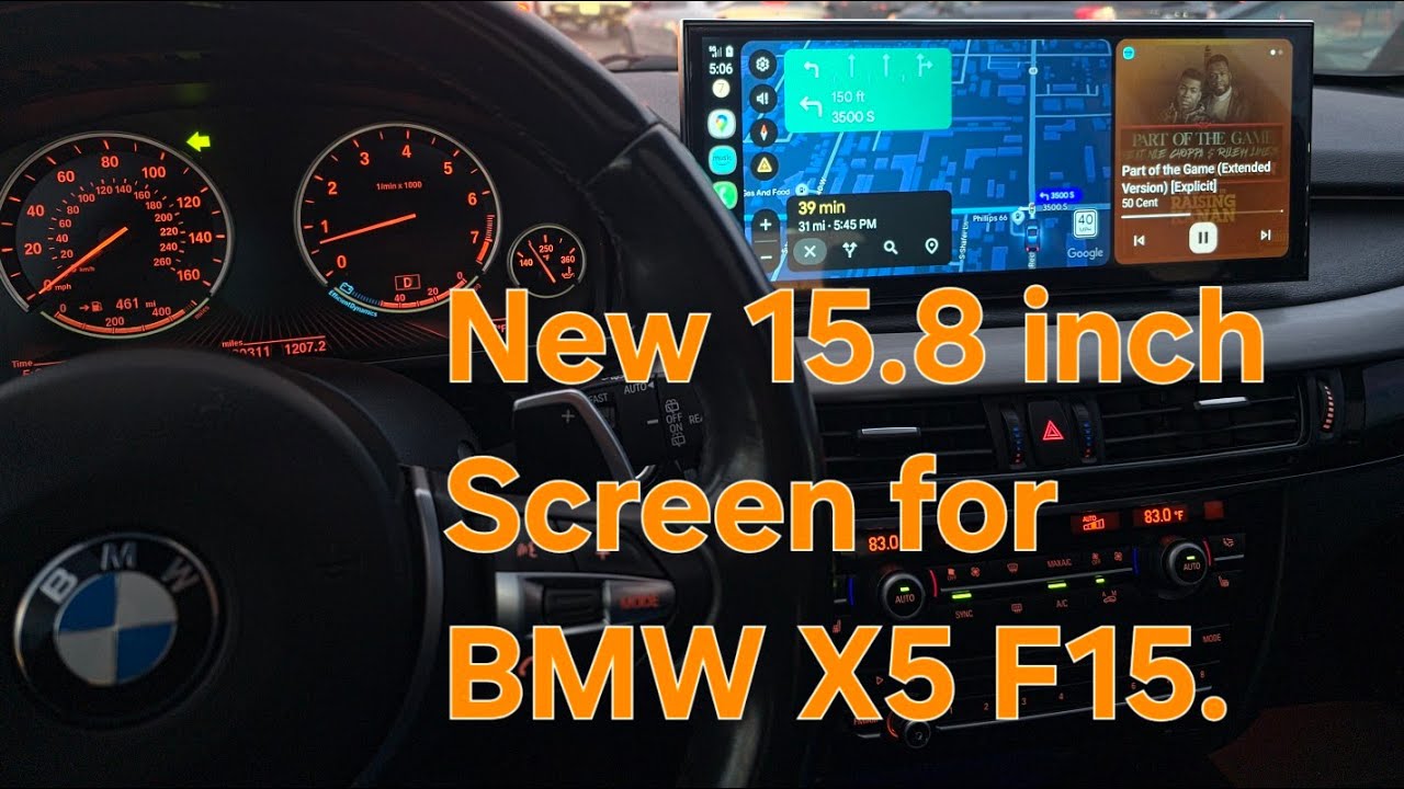 BMW X5 F15/F16 15.8” Android iNav Screen Upgrade! | Apple CarPlay + Android Auto Review