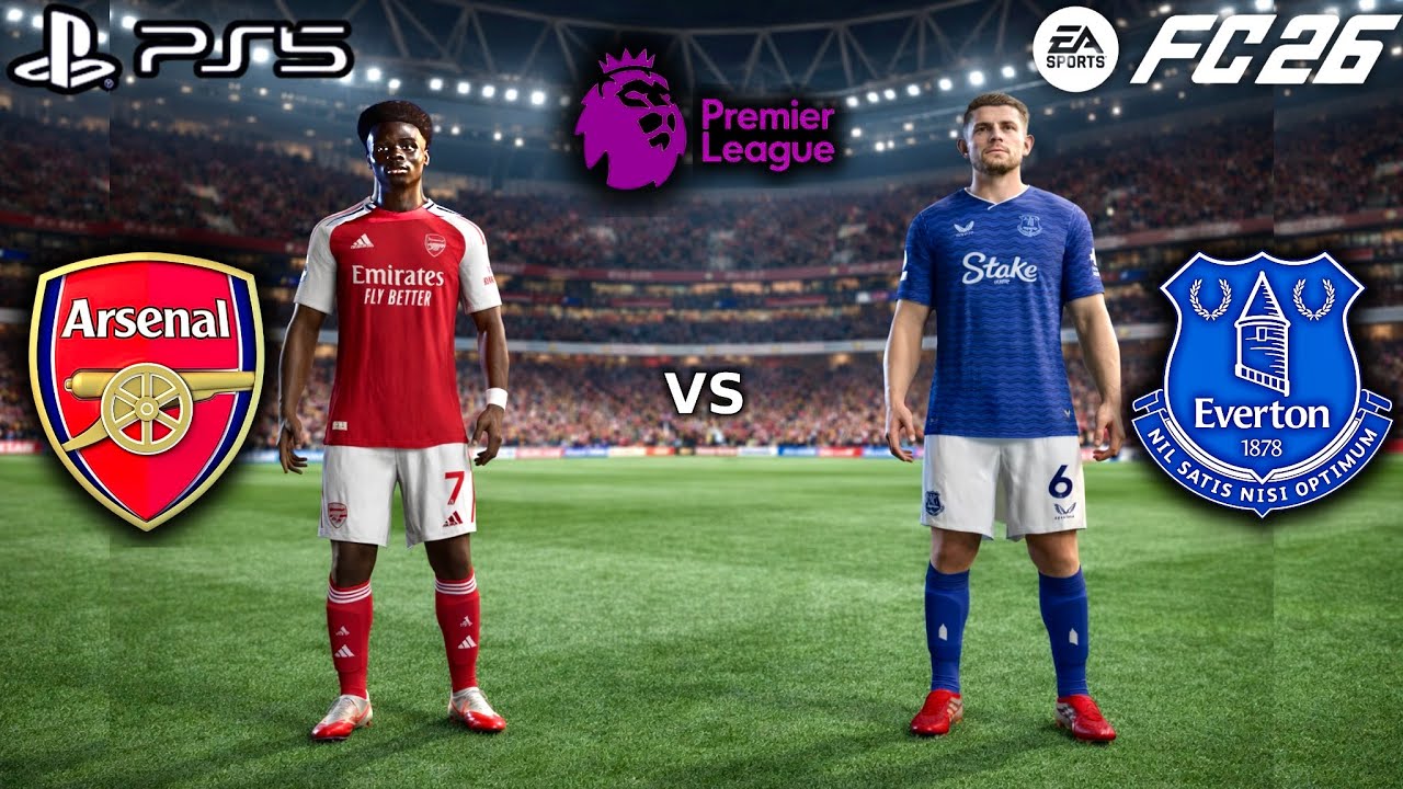 FC26 - Arsenal vs Everton | Premier League 25/26 Full Match | PS5 Gameplay {4K60} #premierleague 