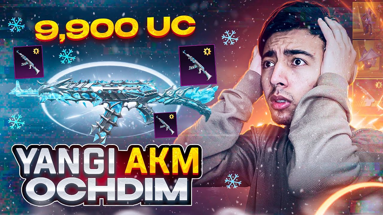 9,900 UC YANGI AKM OCHDIM 🥵 MANA BU OMAD!!!