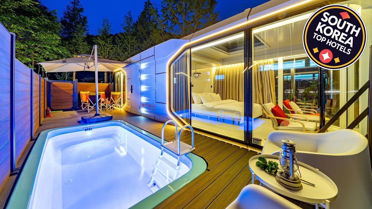 Hongcheon Hutopia Glamping | Hongcheon-gun, South Korea | Hotel Review ⭐