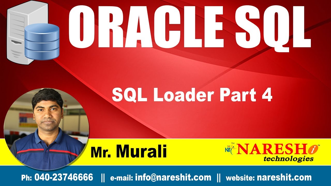 SQL Loader Part 4  | Oracle SQL Tutorial | Mr.Murali