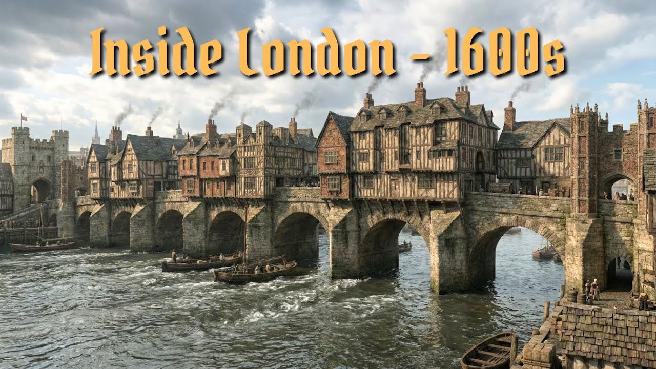 Inside London in the 1600s (AI Reconstruction)