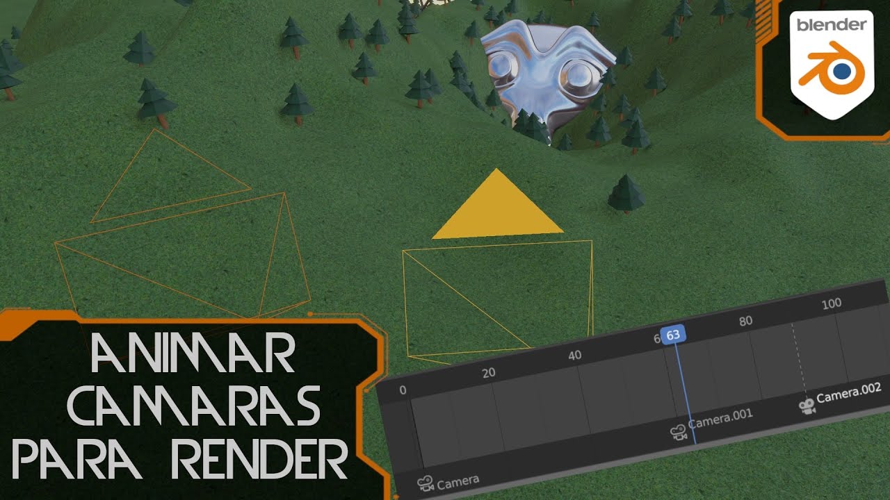 Animar Cambios De Cámara - Tutorial Blender