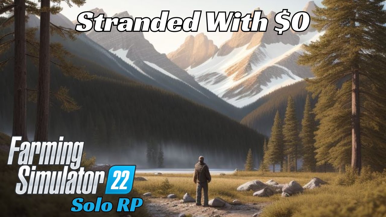 We got stranded alone in the mountains! | FS22 RP
