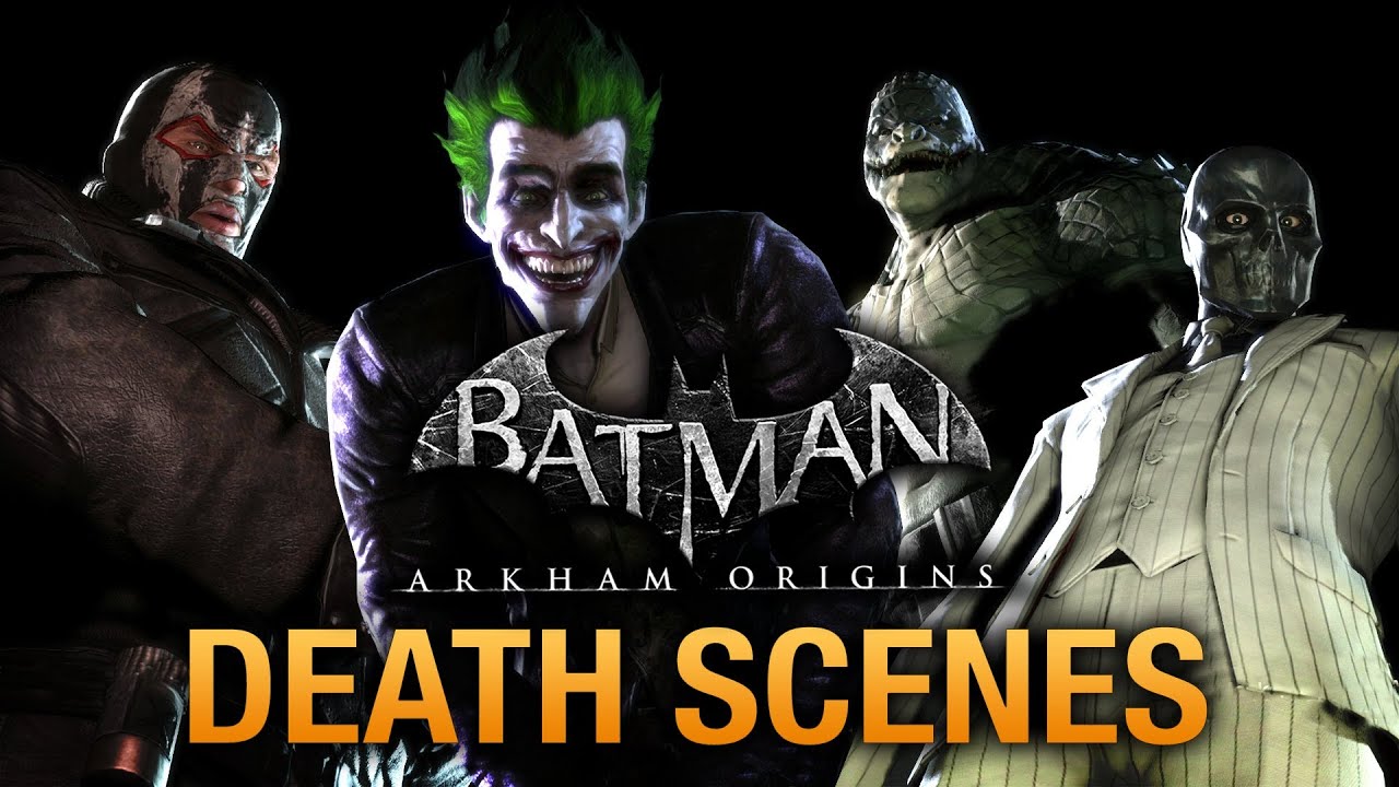 Batman: Arkham Origins - Game Over Death Scenes