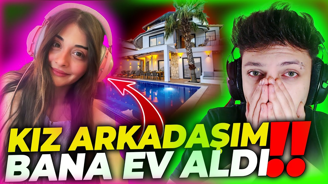 KIZ ARKADAŞIM BANA EV ALDI!! 😱 YENİ EVİMİZ!! 😱 PUBG MOBILE