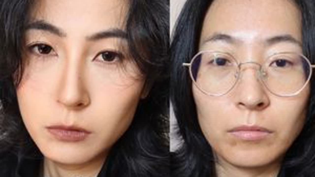 不爱网红妆的，我的视频适合你 #原相机 #美妆百万新星计划 #妆前妆后 今天的妆，清透且个性鲜明。