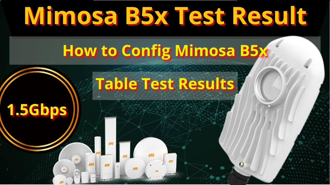 Mimosa B5x Table Test Result | Mimosa B5x Performance Test | Mimosa Wireless Performance | iT info