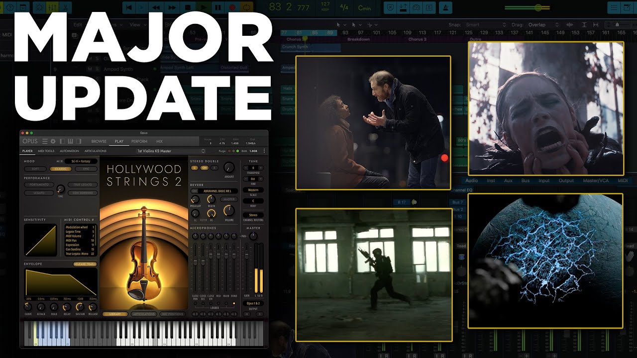 Hollywood Strings 2 только что получил огромное обновление (Миксы фильмов!)