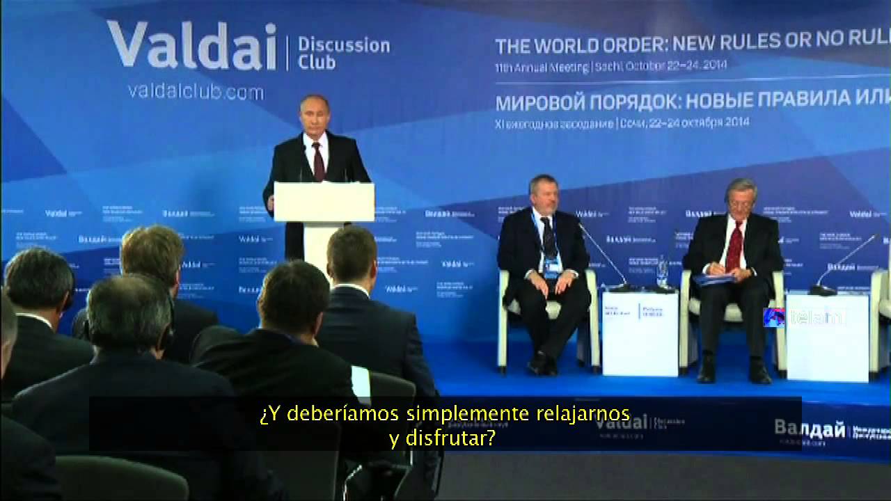 Putin acusa a Estados Unidos de desestabilizar el mundo