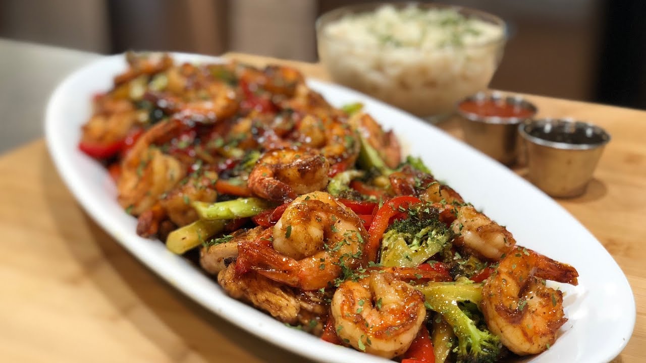 Shrimp & Chicken Teriyaki
