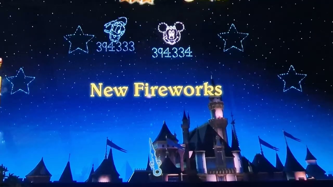 My 1st Disneyland Video (Fireworks)