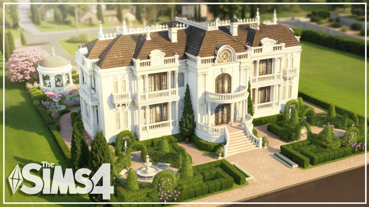 Luxurious Haunted Victorian Mansion | NO CC | Sims 4 Speed Build | Stop Motion