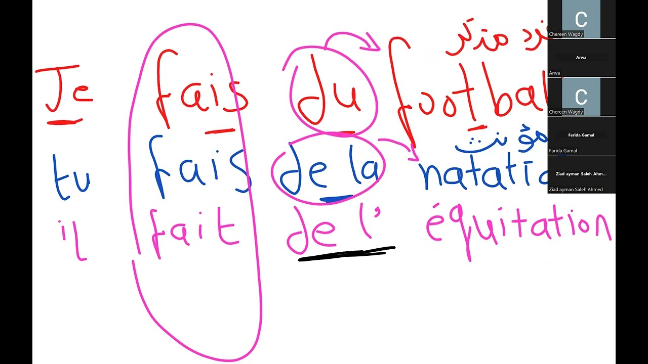 La Langue Française |v.faire |الحصة التجريبية 