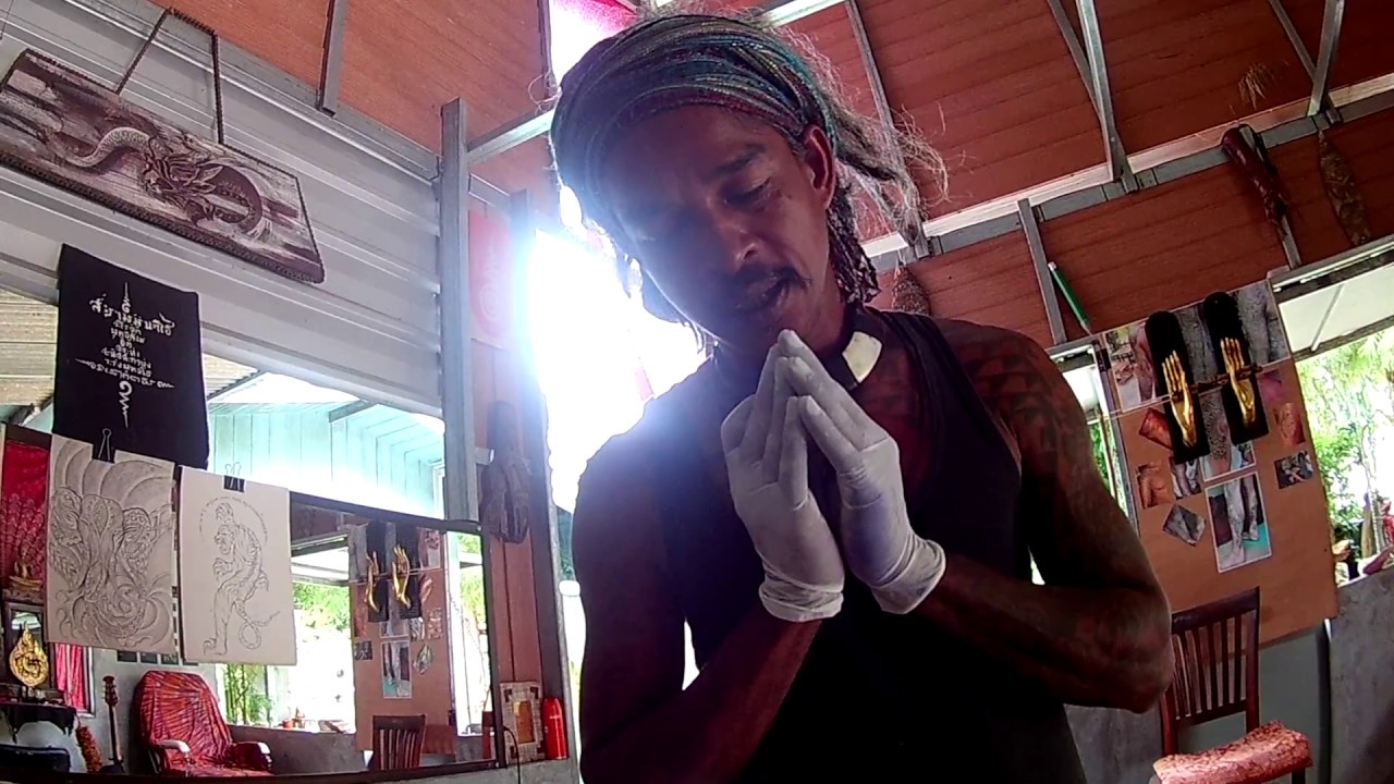 The Best Bamboo Tattoo at  Siam Tattoo Koh Tao #tattoo #bambootattoo #kohtao #thailand #handmade