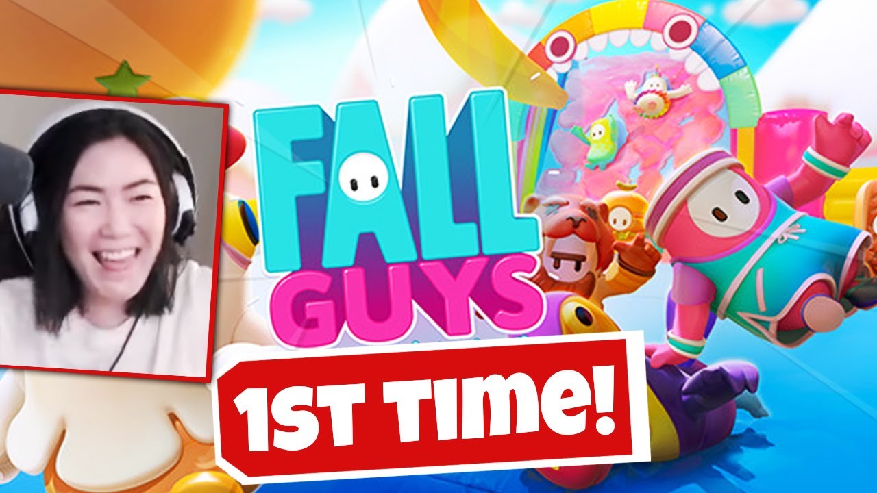 MY FIRST TIME PLAYING FALL GUYS | Hafu Lobbies