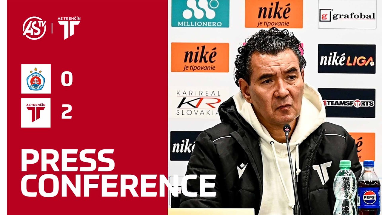 NIKÉ LIGA | Press conference | Ricardo Moniz | ŠK Slovan Bratislava - AS Trenčín 0:2 (0:2)