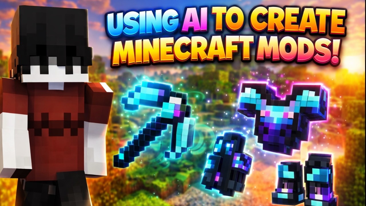 Как создать мод для Minecraft с использованием ИИ (программирование не требуется)