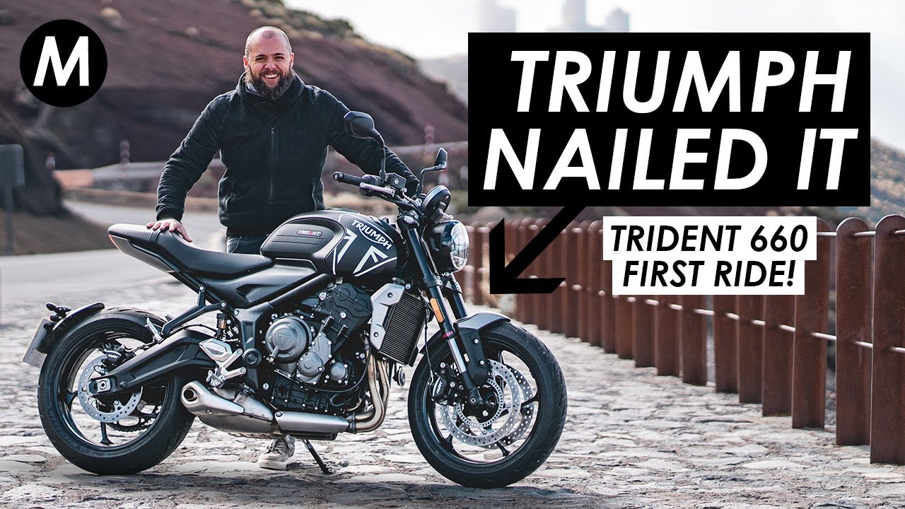 Обзор первого заезда на новый Triumph Trident 660 2021 года