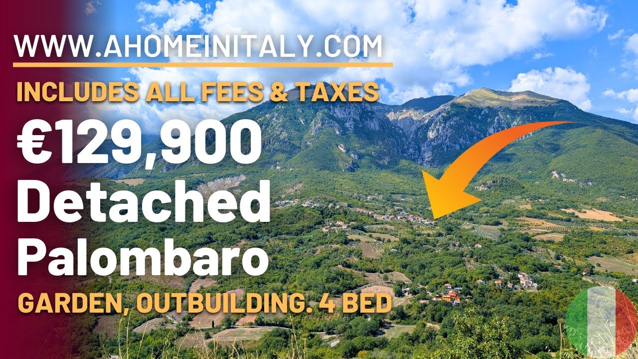 Be my neighbour! A large detached property in the heart of stunning Abruzzo. Close to sea and ski!