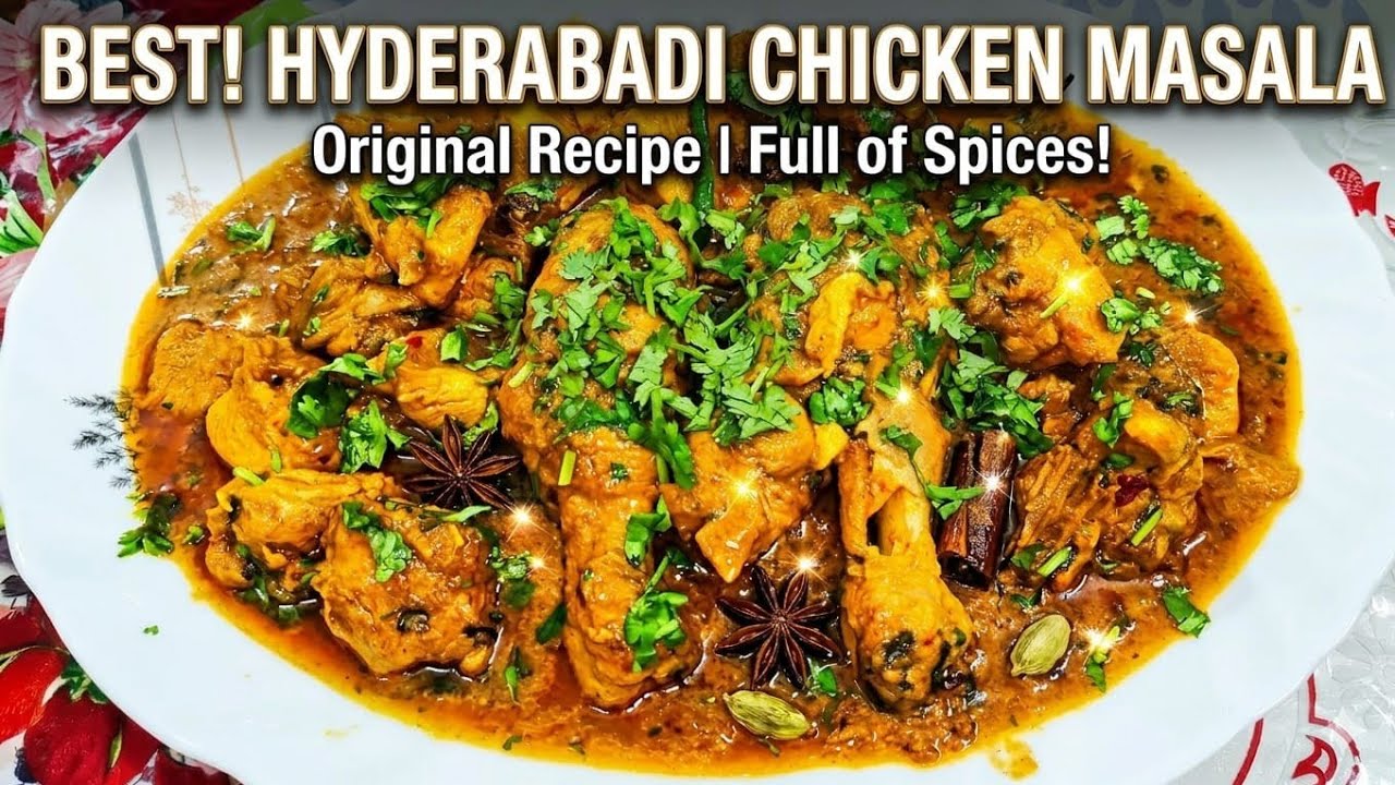 Hyderabadi Chicken Masala Recipe | हैदराबादी चिकन मसाला 🍗 | Hyderabadi Masala Recipe |