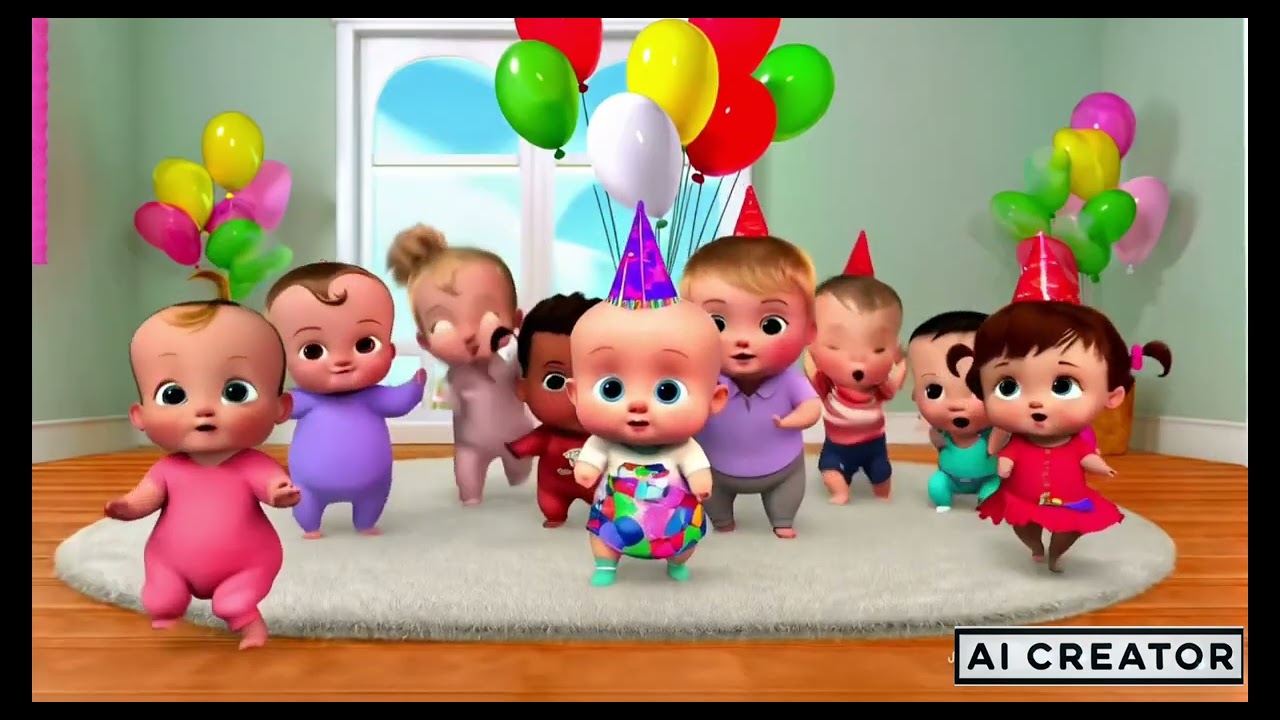 Happy Birthday Surprise Song | Fun Kids Cartoon AI Creator