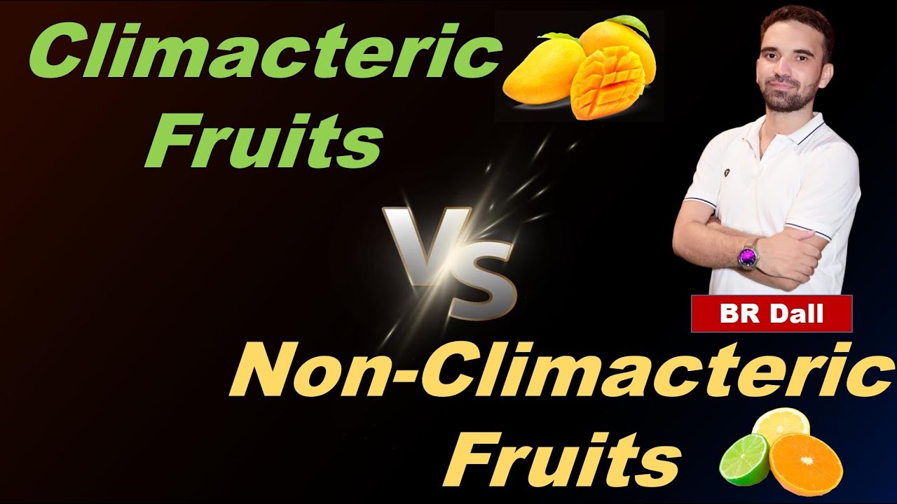 Climacteric Fruits vs Non-Climacteric Fruits | Food Safety Officer| Full Detailed Video| BR Dall Sir