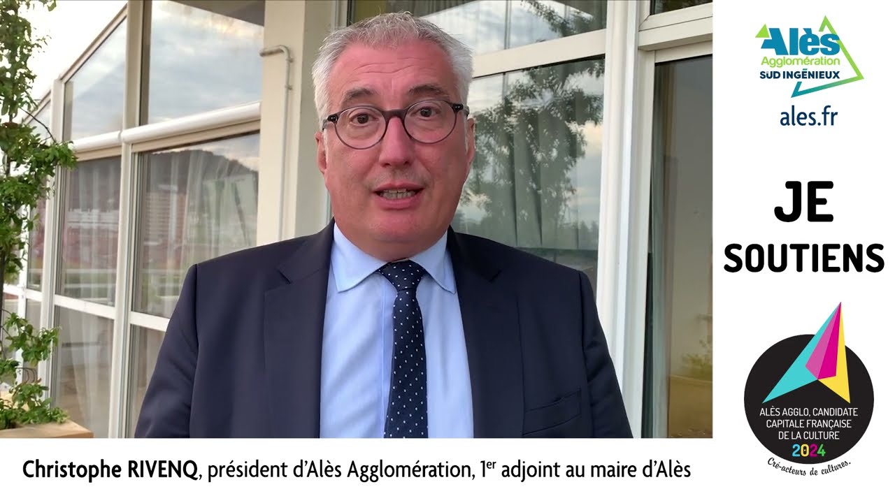 Christophe Rivenq pr&eacute;sident Al&egrave;s Agglom&eacute;ration candidate capitale fran&ccedil;aise de la culture 2024