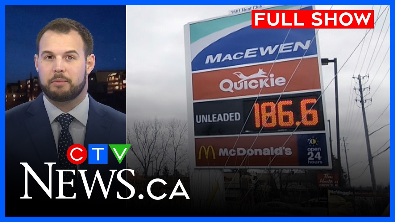 Цены на бензин в Оттаве могут вырасти до 2 долларов за литр | CTV News Ottawa, 11:30, вторник, 7 ...