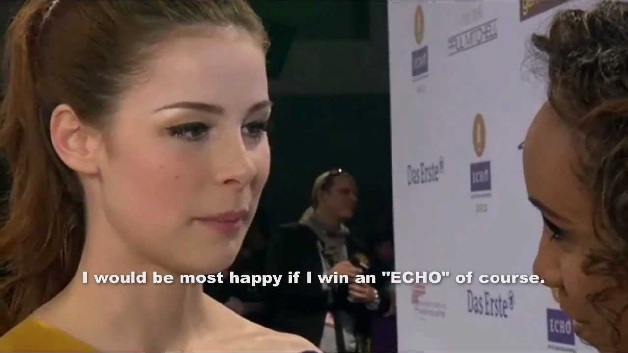Lena Meyer-Landrut - ECHO 2012 red carpet interview (english subs)