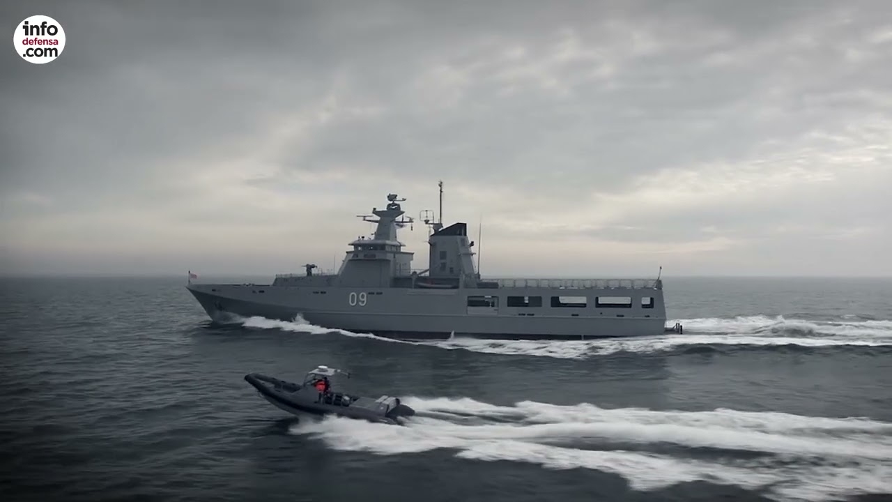 Así es el OPV 80 del astillero alemán Lurssen