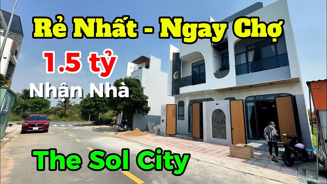 👉Nhà Đẹp Giá Rẻ Nhất KĐT The Sol City, đường 13m,cách Chợ Hưng Long 300m, ĐẸP TỪ NGOÀI VÀO TRONG