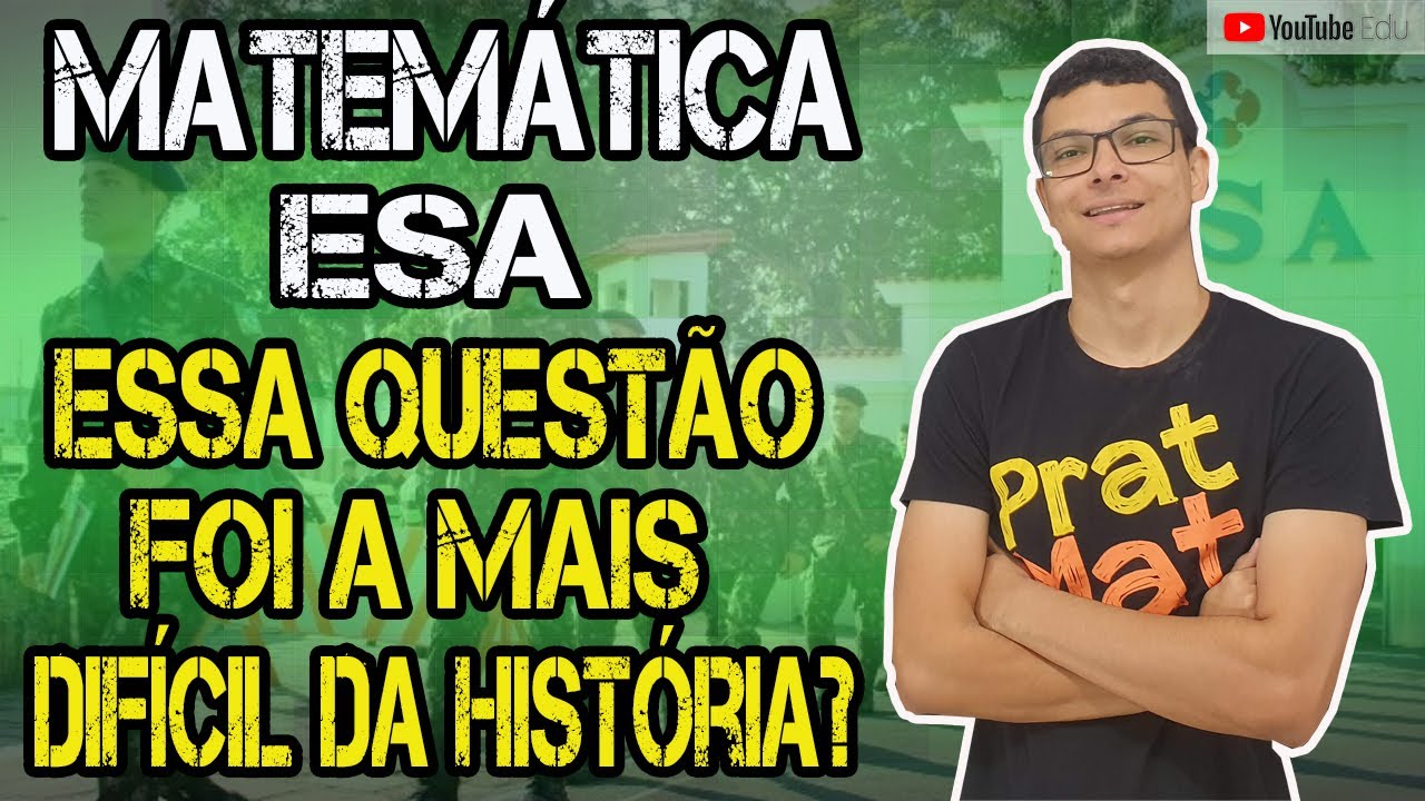🔰A questão mais DIFÍCIL da história da ESA ? Qual a posição do anagrama ZILUF !