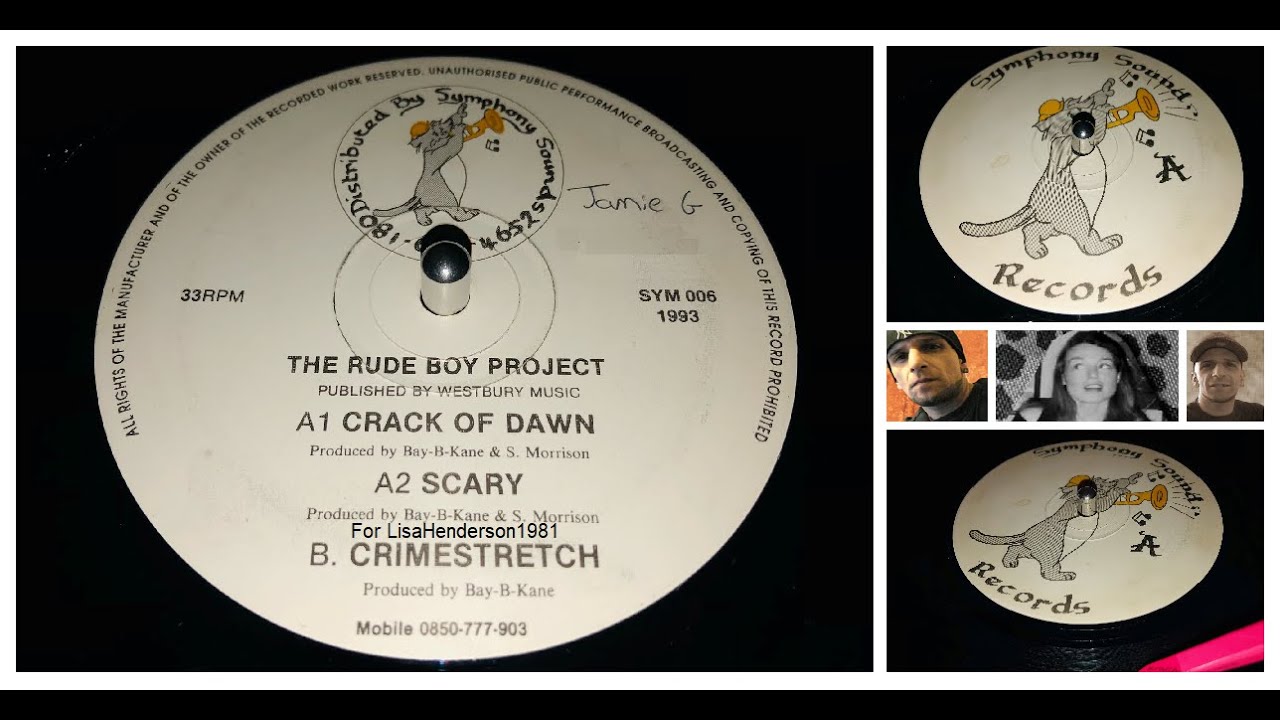 THE RUDE BOY PROJECT – SCARY – 1993 – SYMPHONY SOUND RECORDS – CAT SYM006