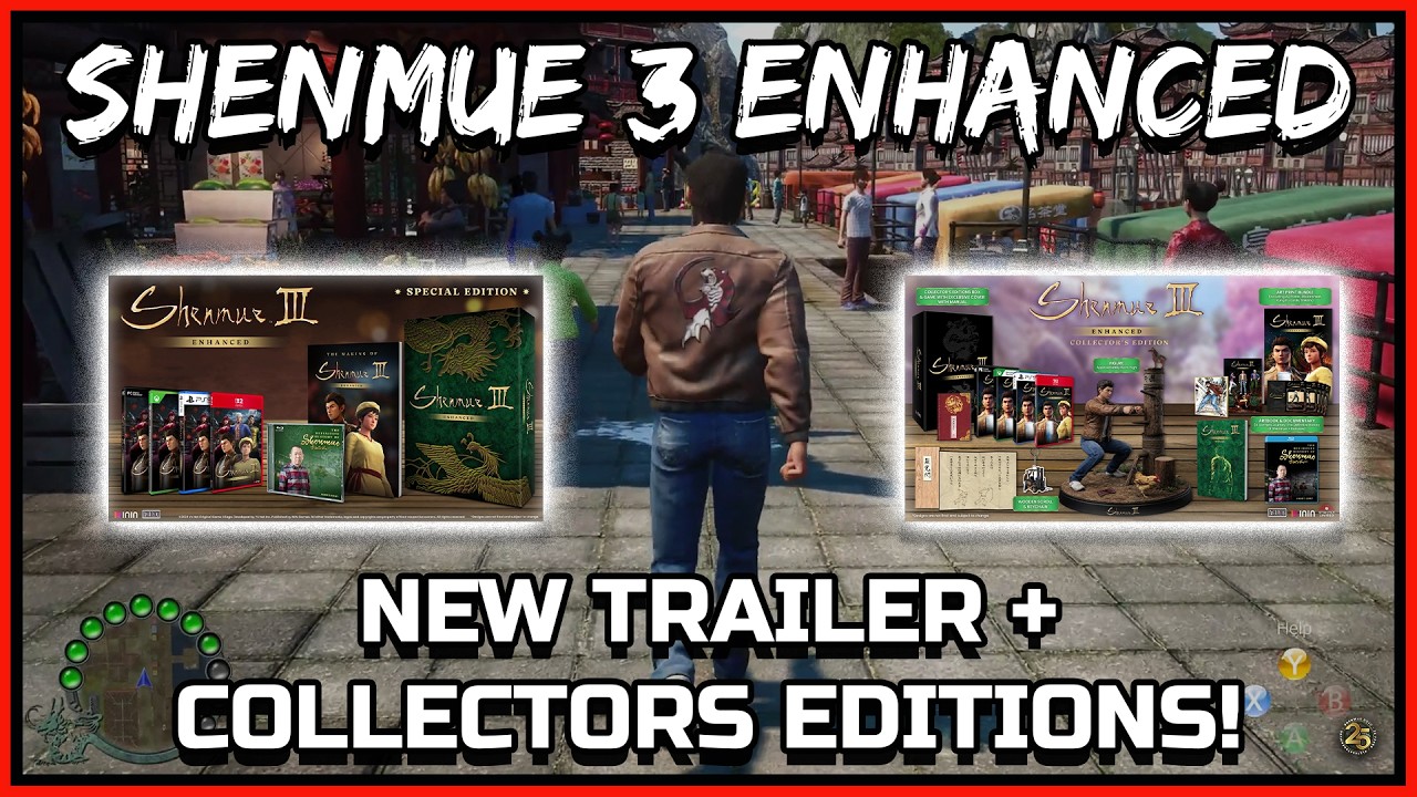 SHENMUE 3 ENHANCED - НОВЫЙ ТРЕЙЛЕР И КОЛЛЕКЦИОННЫЕ ИЗДАНИЯ - РЕАКЦИЯ МЭТТА - Додзё Shenmue
