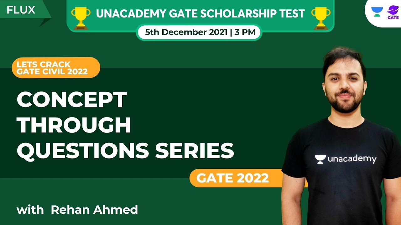 Concept through Questions Series  -1 | Lets Crack Gate Civil 2022  | Rehan Ahmed