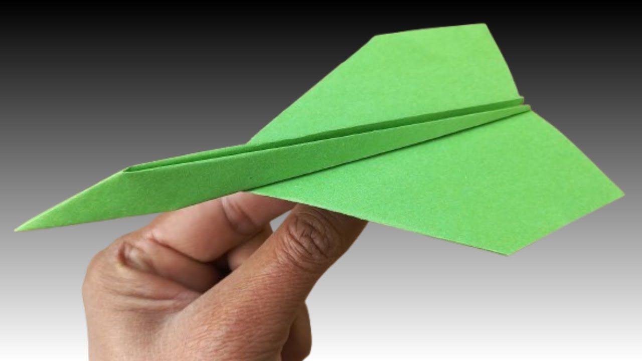 Cómo Hacer un Avión de Papel SU-57 FÁCIL que Vuela MUY Bien! — Paper Airplane Tutorial