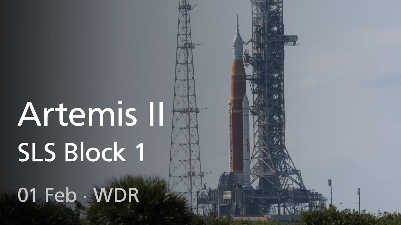 Live: SLS Block 1 Artemis 2 Wet Dress Rehearsal (No Commentary)