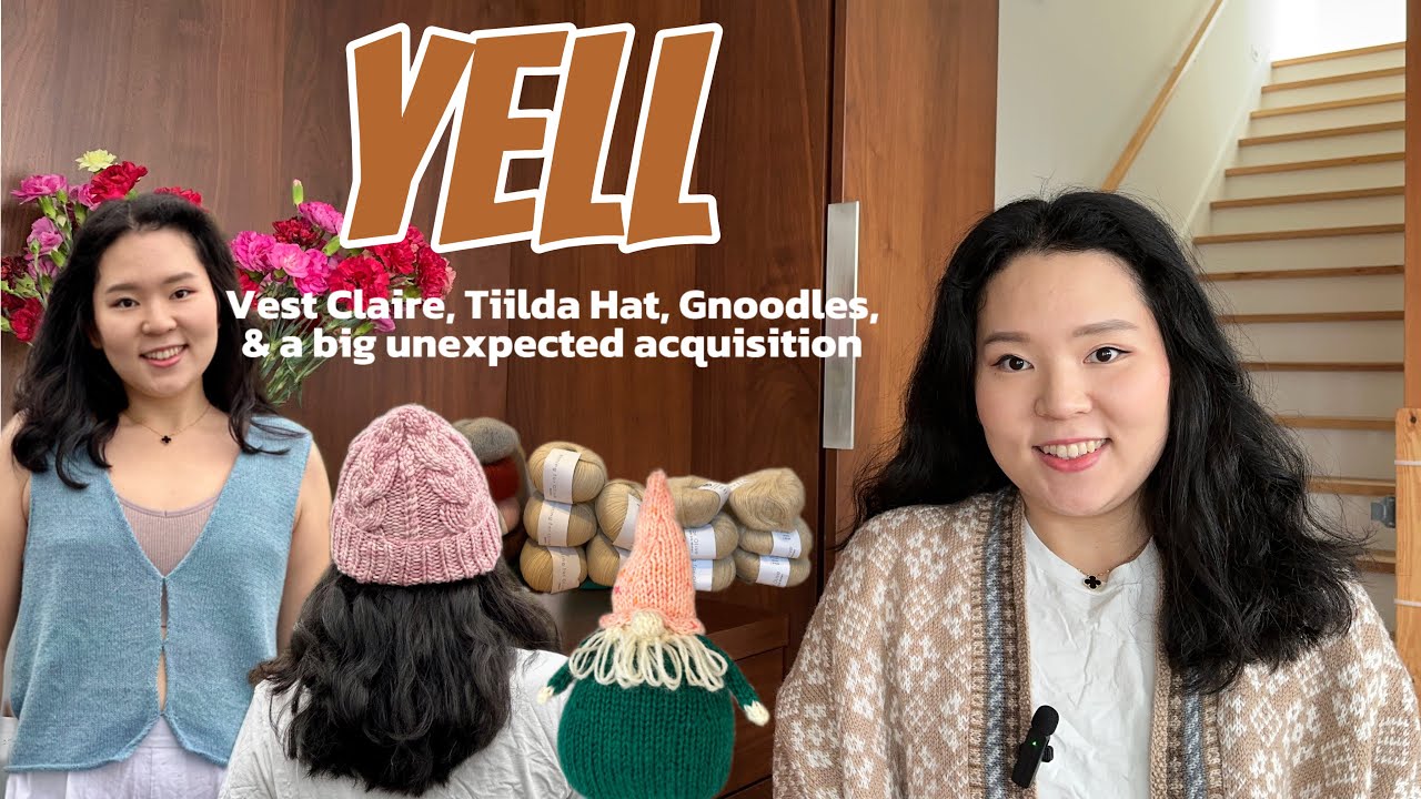 ANdmadeco Ep.16 - Yell, Vest Claire, Gnoodles, Tiilda, and lots of new yarn | Knitting Podcast