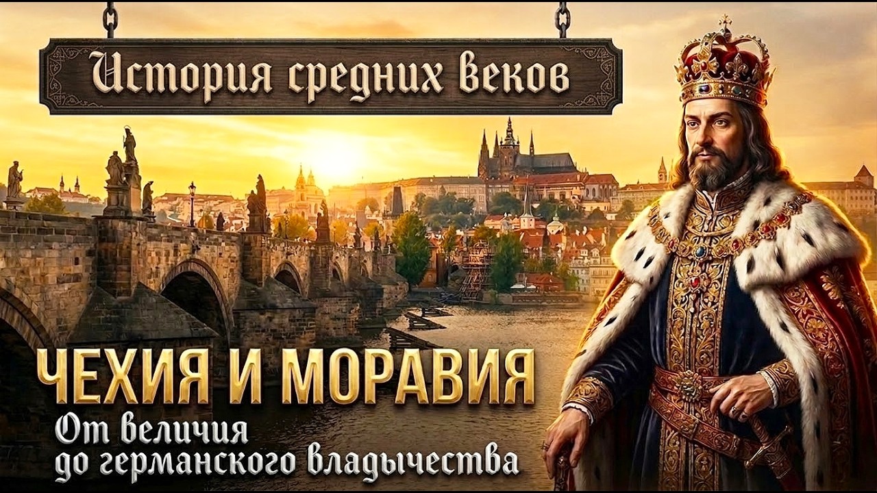Великоморавская держава и Чешское государство 👑 История средних веков 6 класс