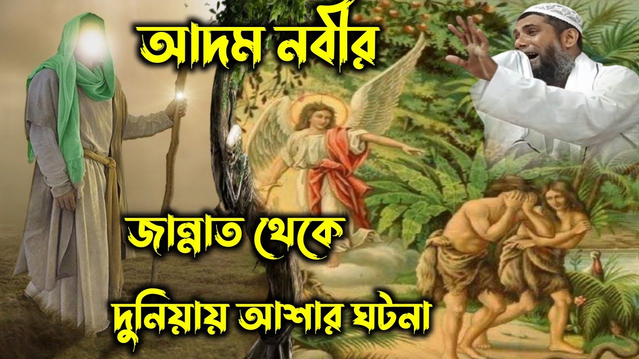 আদম নবীর জান্নাত থেকে দুনিয়ায় আশার ঘটনা┇মাওলানা শাহানুর আলম সাহেব┇Shahanur Alam Saheber New Waz