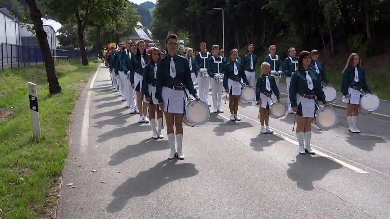 Fanfarenzug Dresden beim 22. Tag der Sachsen in Schwarzenberg